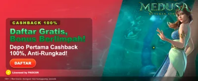 Bonus New Member 100 Persen banner